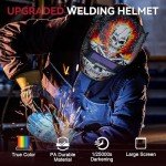ARCCAPTAIN Large Viewing Auto Darkening Welding Helmet