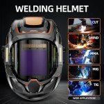 ANDELI 180° Auto Darkening Welding Helmet with LED
