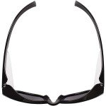 Maverick Smoke Gray Safety Eyewear with Black Frame