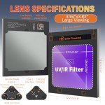 Large Viewing Auto Darkening Welding Helmet