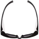 Maverick Smoke Gray Safety Eyewear with Black Frame