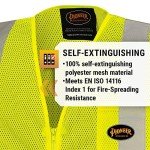 Hi-Vis Self-Extinguishing Safety Vest - Class 2