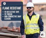 Hi Vis Flame Resistant Safety Vest - Class 2