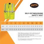 Hi-Vis Self-Extinguishing Safety Vest - Class 2