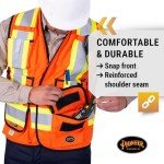 Hi Vis Flame Resistant Safety Vest - Orange