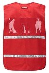 360 USA Red Incident Command Safety Vest
