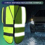 15 Pcs High Visibility Reflective Safety Vests