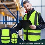 15 Pcs High Visibility Reflective Safety Vests
