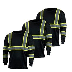 High-Visibility Long Sleeve Safety Shirts for Men