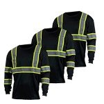 High-Visibility Long Sleeve Safety Shirts for Men