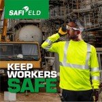Men's Hi-Vis Reflective Safety Shirts - 3 or 5 Pack