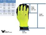Premium High Visibility Gardening Gloves - 6 Pairs