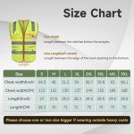 Hi-Vis Security Vest with 9 Pockets, ANSI Compliant