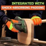 Hi-Vis Reflective Safety Work Gloves with Touchscreen