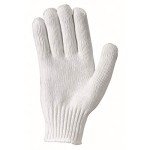 Cotton/Polyester Knit Gloves with Elastic Wrist