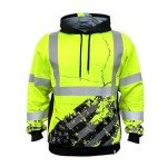 High Visibility ANSI Class 3 Hoodie - Yellow