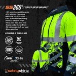 High Visibility ANSI Class 3 Hoodie - Yellow