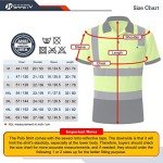 Hi-Vis Safety Polo Shirts for Work – 3 Pack