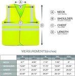 Neiko High-Visibility Reflective Safety Vest, X-Large