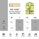 High Visibility ANSI Class 2 Safety Vest with Pockets
