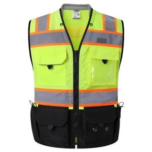 Hi-Vis Heavy Duty Surveyor Safety Vest