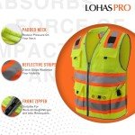 High Visibility Reflective Safety Vest for Men