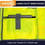Men's Heavy Duty Reflective Safety Vest with Pockets