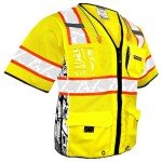 Executive Highway Boss Safety Vest - 8 Pockets