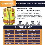 Men's Heavy Duty Reflective Safety Vest with Pockets