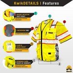 Executive Highway Boss Safety Vest - 8 Pockets