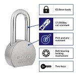 Brinks 64mm Solid Steel Keyed Padlock