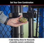 Customizable Outdoor Brass Combination Lock 175DLH