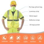 High Visibility Reflective Mesh Safety Vest
