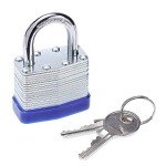 Laminated Steel Key Lock with 2 Alike Padlocks