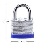 Laminated Steel Key Lock with 2 Alike Padlocks