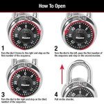 Master Lock 1500T Combination Padlock - 2 Pack