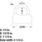Custom Code Padlock for Gym Lockers and Security