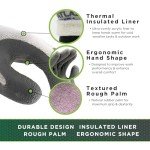 Atlas 451XL Natural Rubber Insulated Work Gloves