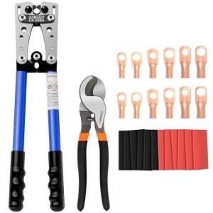 Sanuke Battery Cable Crimping Tool Kit with Connectors