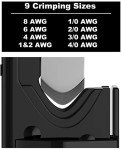 Battery Lug Crimping Tool for Various AWG Wires