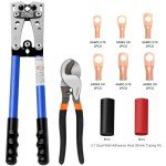 Sanuke Battery Cable Crimping Tool Kit with Connectors