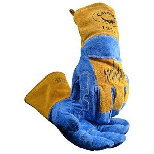 Caiman Premium Cowhide Welding Gloves with Lining
