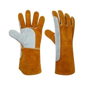 Heat Resistant Leather Welding Gloves – 14" Length