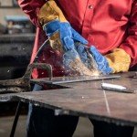 Caiman Premium Cowhide Welding Gloves with Lining