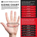 Large Black Nitrile Disposable Gloves, Box of 100