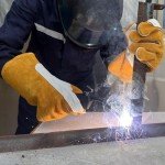 Heat Resistant Leather Welding Gloves – 14" Length