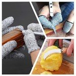 10 Pack Cut Resistant Finger Protectors for Work