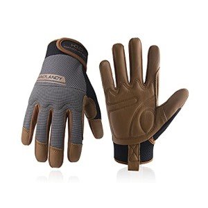 Leather Work Gloves for Men and Women