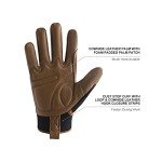 Leather Work Gloves for Men and Women