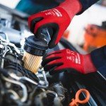 Kezers Nitrile Coated Safety Work Gloves - 12 Pairs